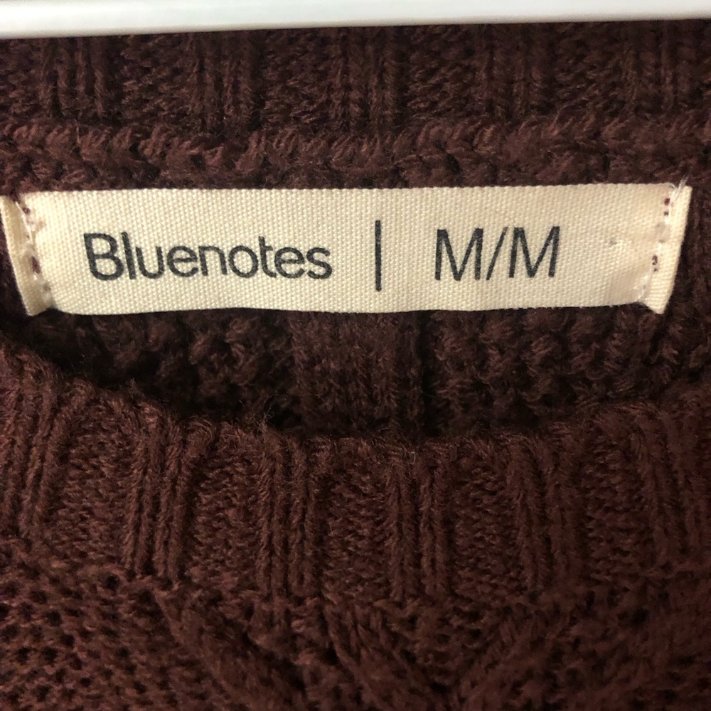 Blue notes sweater dress